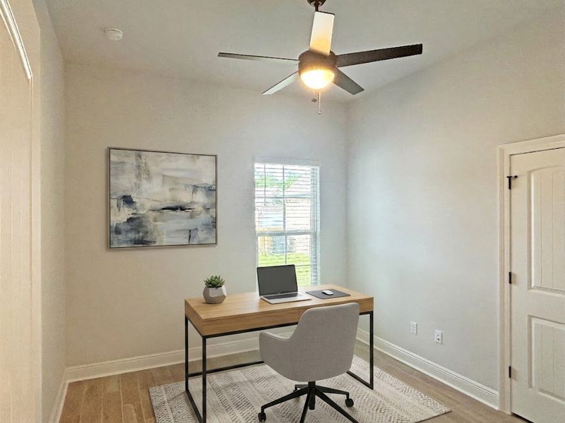 Furnished interior view inside a new home in Bird Song at Hammock Bay, Freeport (Image 6).