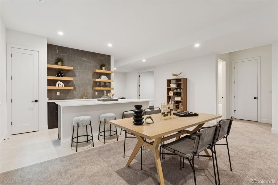Furnished interior view inside a new home in , Denver (Image 43).