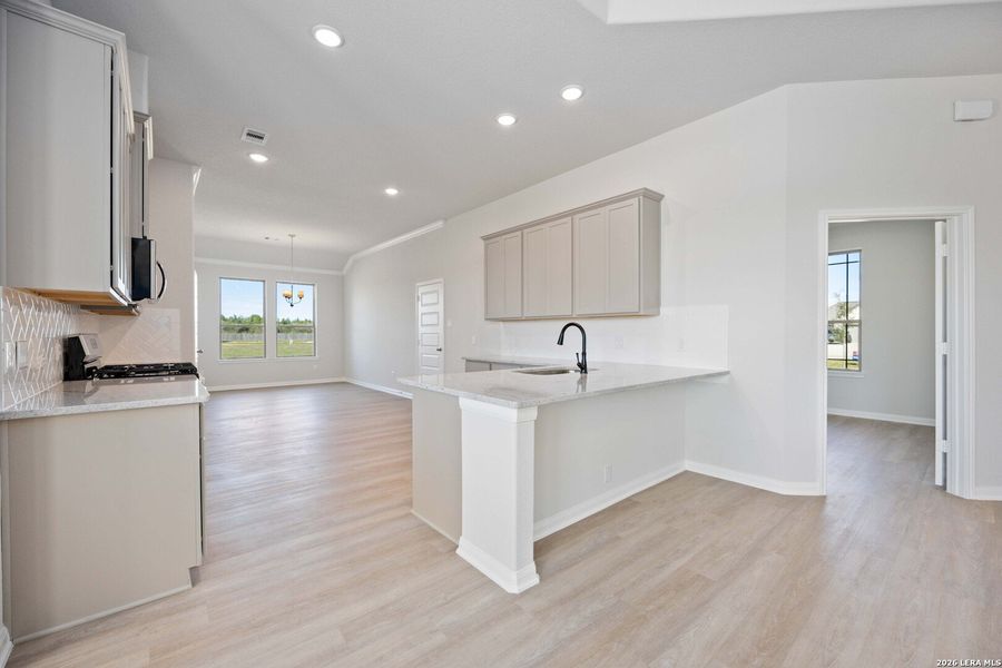 Furnished interior view inside a new home in Bonita Vista, Pleasanton (Image 4). Furnished interior view inside a new home in Bonita Vista, Pleasanton (Image 4).