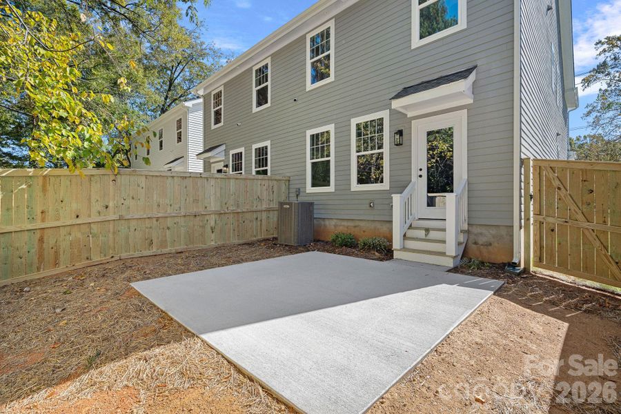 Exterior details and patio area of a home in , Charlotte (Image 22).