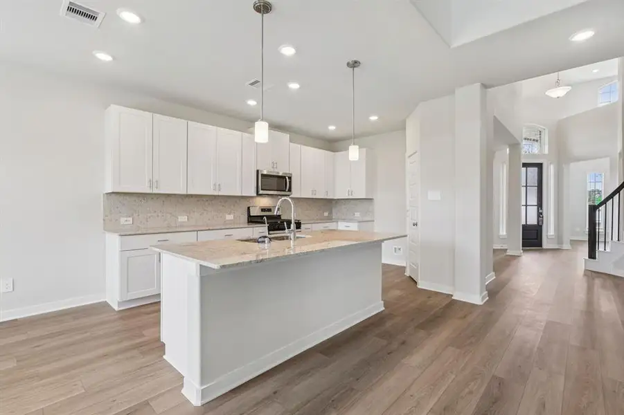 Furnished interior view inside a new home in Kingdom Heights, Rosenberg (Image 5). Furnished interior view inside a new home in Kingdom Heights, Rosenberg (Image 5).