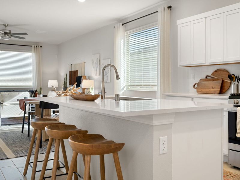 Furnished interior view inside a new home in Campo Del Sol, El Paso (Image 18).