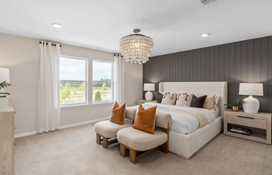 Representative furnished interior of a home built from the Imperial by Pulte Homes in Avera, Orlando (Image 6).