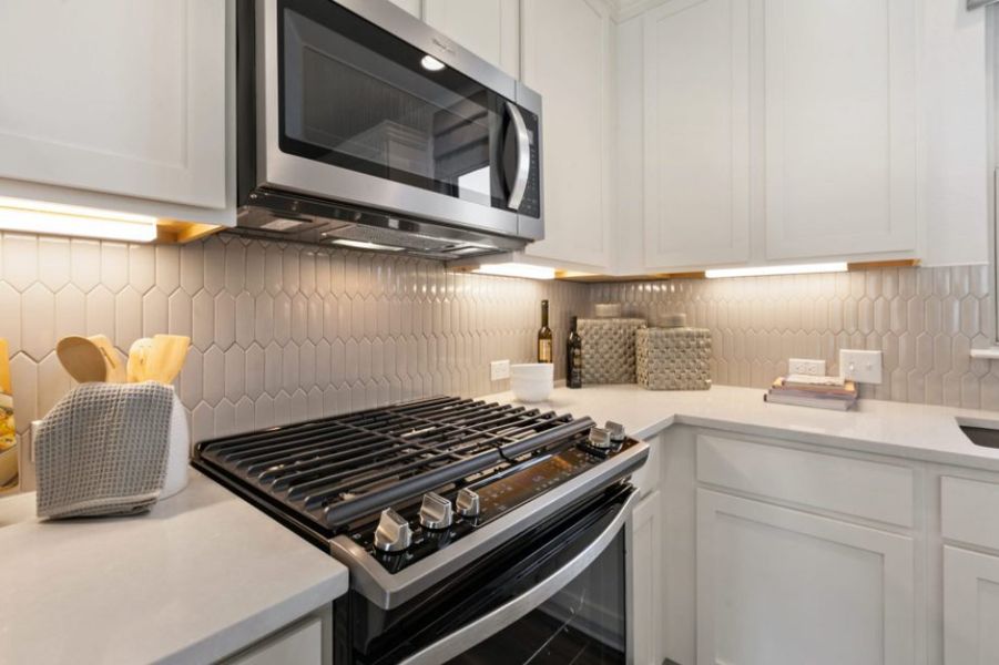 Furnished interior view inside a new home in Whisper Valley, Manor (Image 4).