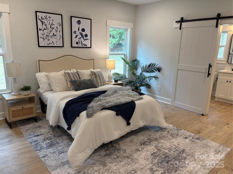 Furnished interior view inside a new home in , Spencer (Image 9). Furnished interior view inside a new home in , Spencer (Image 9).