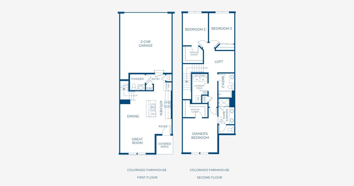 2D floor plan layout for the 2003 by Risewell Homes in Harvest Crossing, Aurora, CO (Image 3).