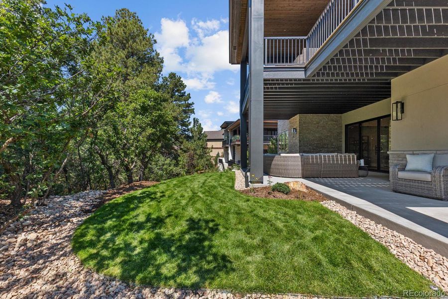 Exterior details and patio area of a home in , Castle Rock (Image 23).