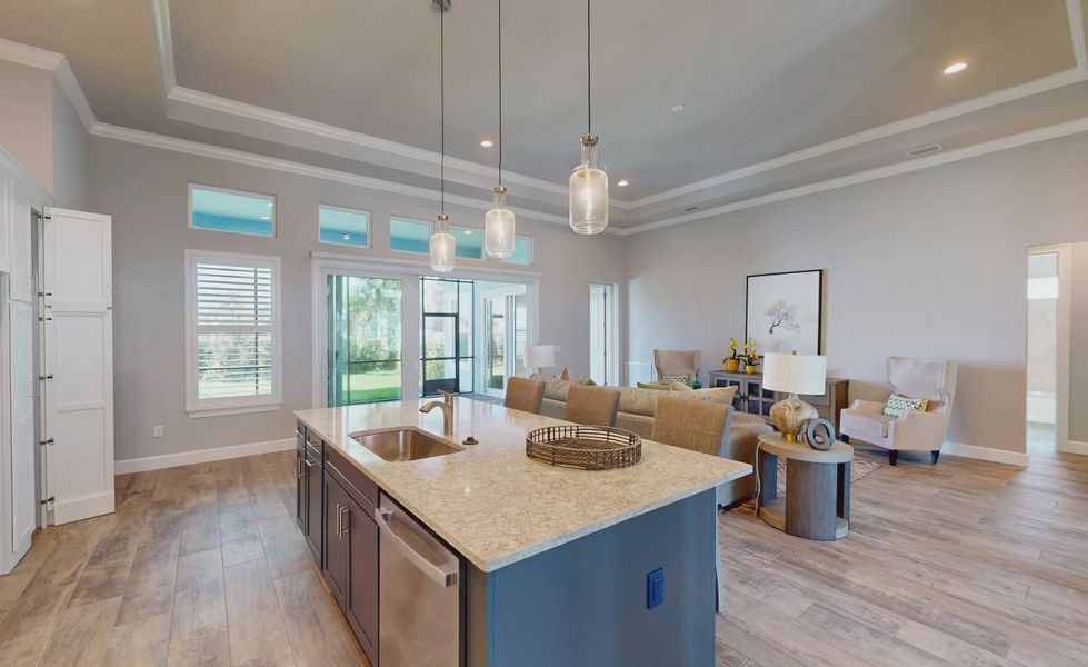 Furnished interior view inside a new home in Verona Oceanside, Ormond Beach (Image 8).