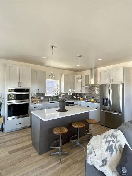 Furnished interior view inside a new home in , Leadville (Image 10).