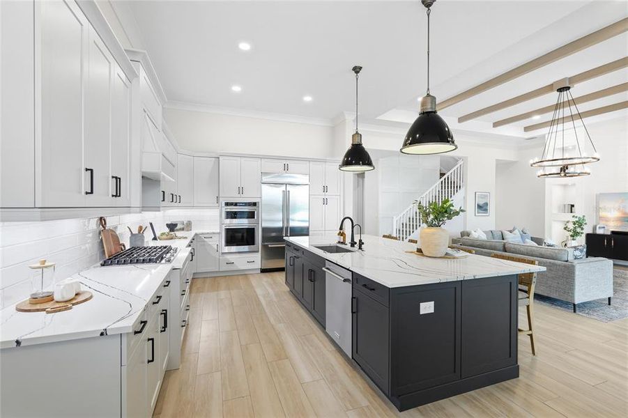 Furnished interior view inside a new home in , Sarasota (Image 6).