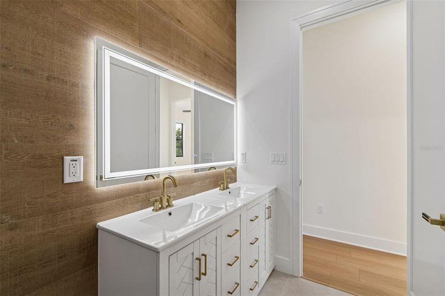 Furnished interior view inside a new home in , Tampa (Image 48).