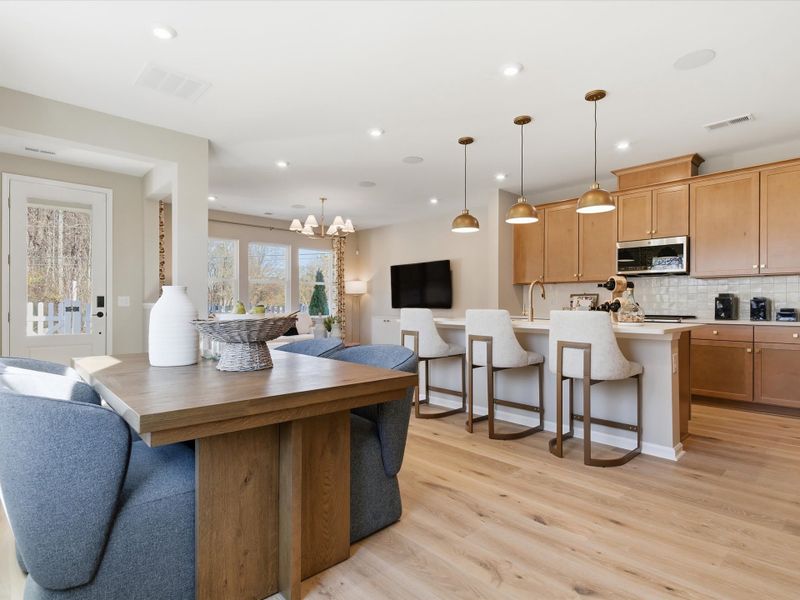 Representative furnished interior of a home built from the Elizabeth by Tri Pointe Homes in Amplitude, Charlotte (Image 7). Representative furnished interior of a home built from the Elizabeth by Tri Pointe Homes in Amplitude, Charlotte (Image 7).