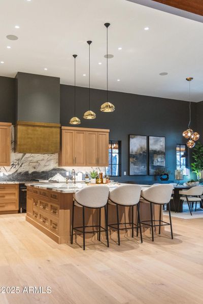 Open kitchen to dining Open kitchen to dining