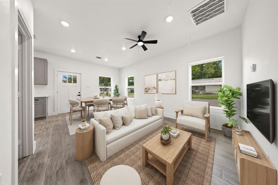 Furnished interior view inside a new home in , Sulphur Springs (Image 9). Furnished interior view inside a new home in , Sulphur Springs (Image 9).