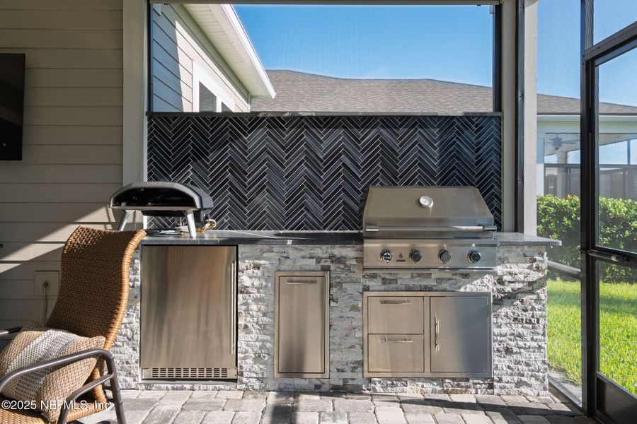 Exterior details and patio area of a home in , St. Johns (Image 4). Exterior details and patio area of a home in , St. Johns (Image 4).