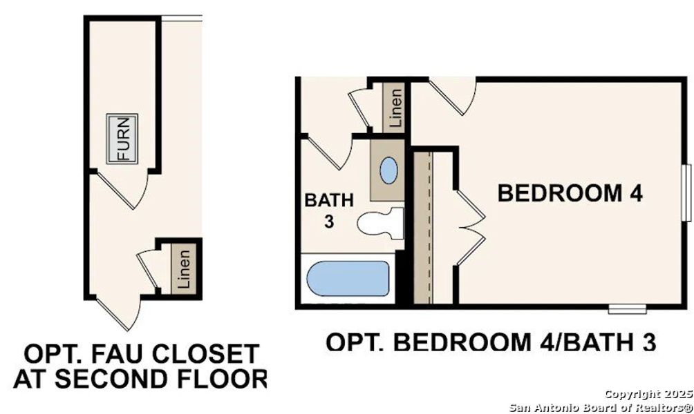 2D floor plan layout of this home in Homestead, Schertz, TX (Image 2).