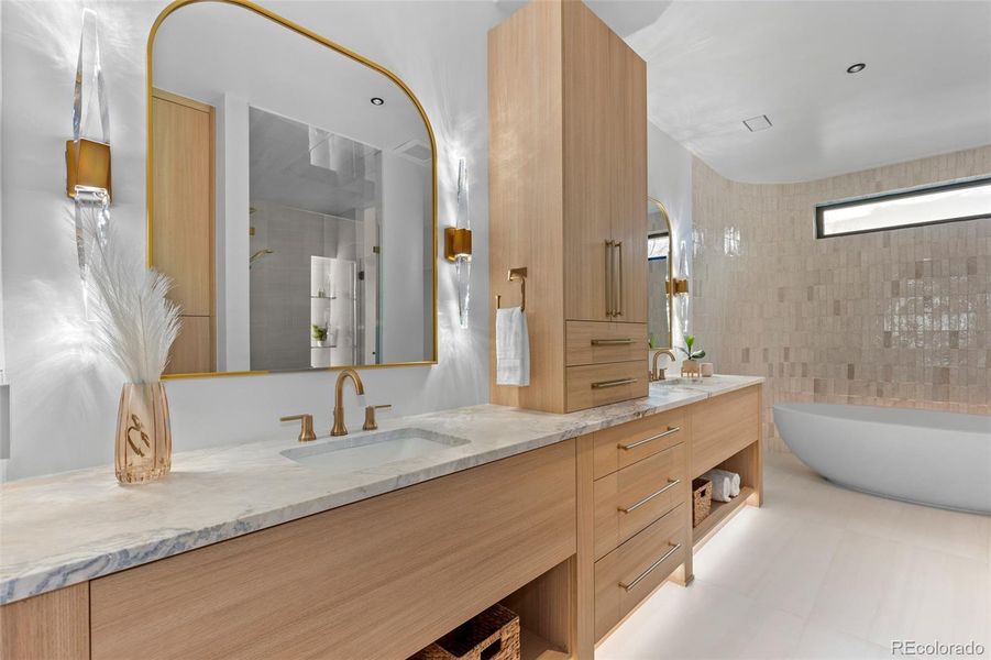 Furnished interior view inside a new home in , Denver (Image 28).