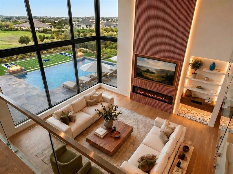 Furnished interior view inside a new home in , Frisco (Image 4).
