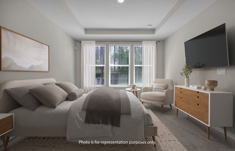 Furnished interior view inside a new home in Del Webb Nocatee, Ponte Vedra (Image 6). Furnished interior view inside a new home in Del Webb Nocatee, Ponte Vedra (Image 6).