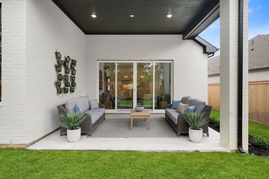 Exterior details and patio area of a home in Westland Ranch, League City (Image 41). Exterior details and patio area of a home in Westland Ranch, League City (Image 41).