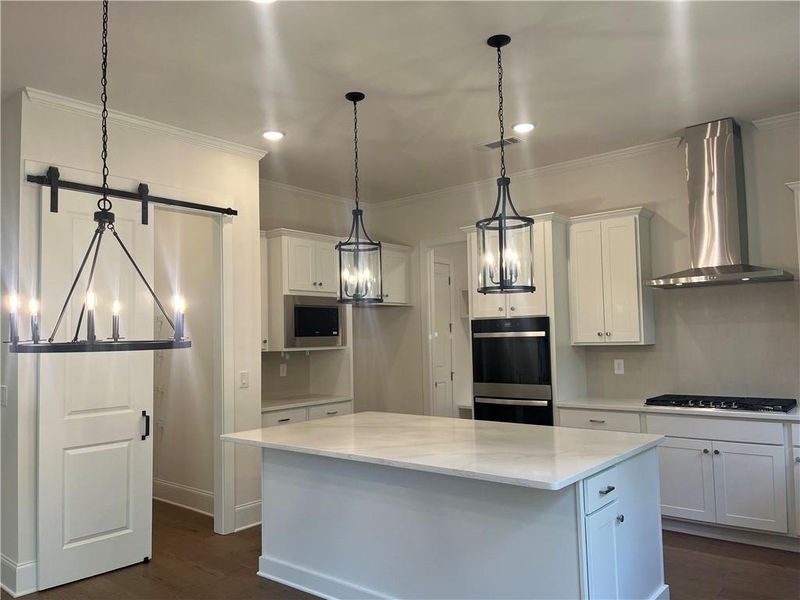 Furnished interior view inside a new home in Chattahoochee Reserve, Cumming (Image 4). Furnished interior view inside a new home in Chattahoochee Reserve, Cumming (Image 4).