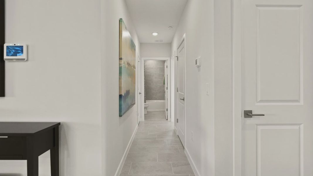Furnished interior view inside a new home in Liberty Trace, Haines City (Image 6).