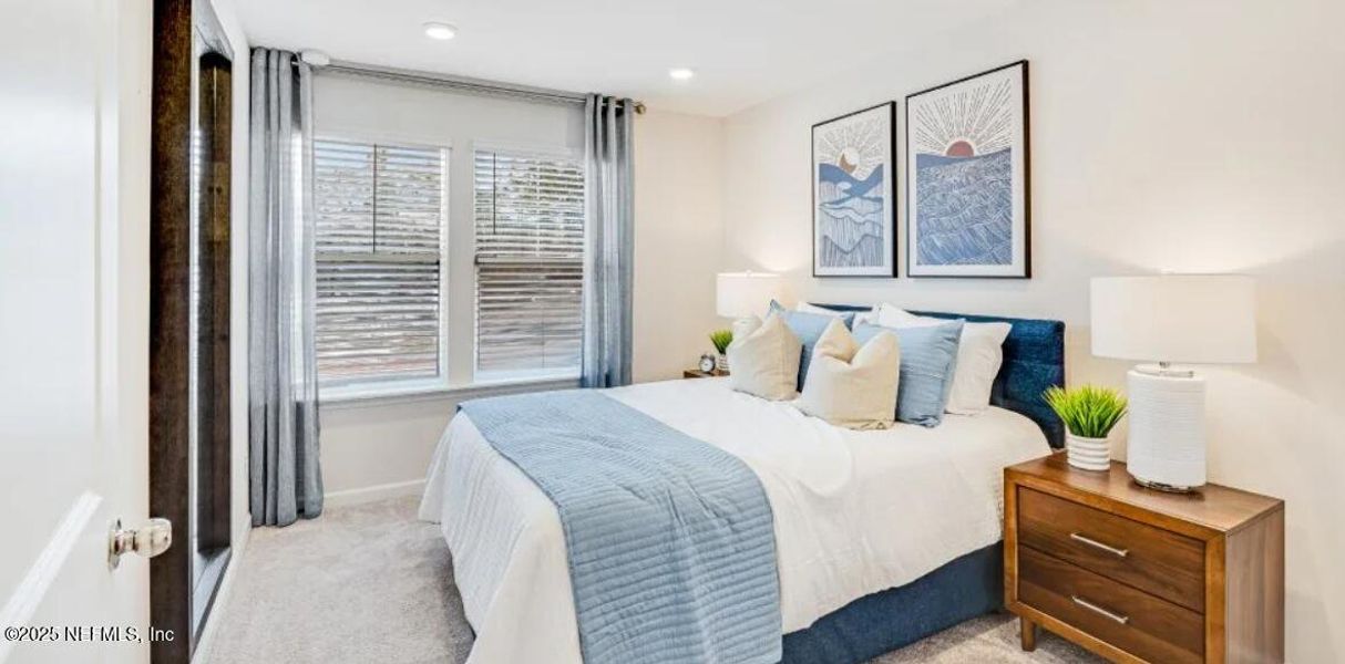 Furnished interior view inside a new home in , St. Augustine (Image 17).