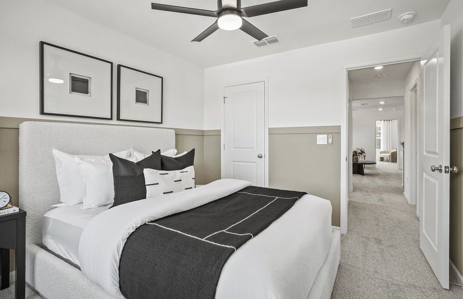 Representative furnished interior of a home built from the Carson by Pulte Homes in Mallard Park, Charlotte (Image 12).