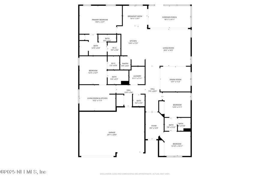 2D floor plan layout of this home in , Palm Coast, FL (Image 5). 2D floor plan layout of this home in , Palm Coast, FL (Image 5).