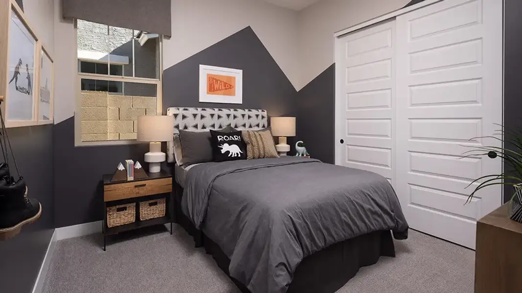 Furnished interior view inside a new home in Ellsworth Ranch, Queen Creek (Image 14). Furnished interior view inside a new home in Ellsworth Ranch, Queen Creek (Image 14).