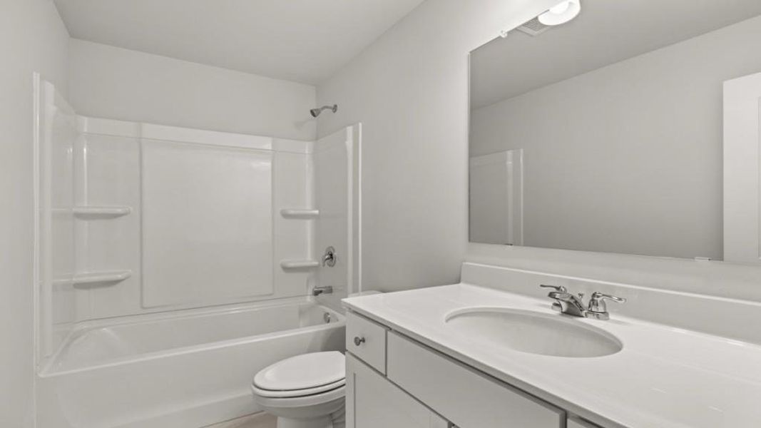 Furnished interior view inside a new home in Hamptons at Riverwood East, Dallas (Image 36).