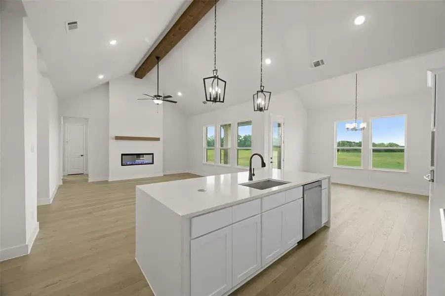 Furnished interior view inside a new home in , Waxahachie (Image 4).