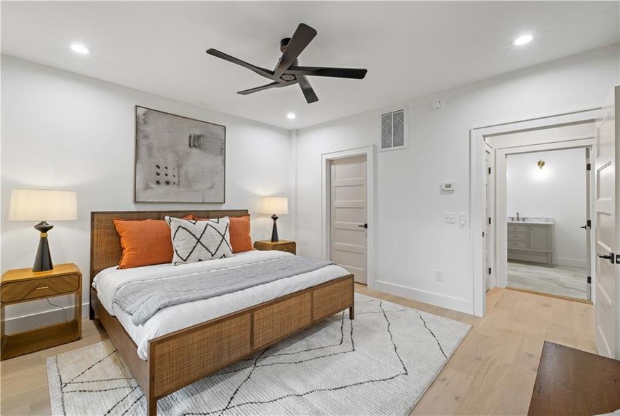 Furnished interior view inside a new home in , Cherry Log (Image 31).