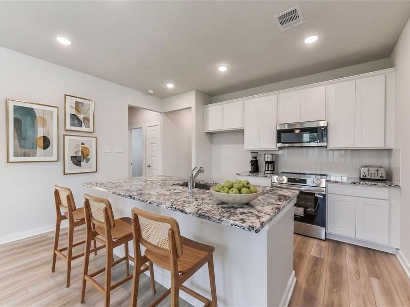 Furnished interior view inside a new home in Liberty Estates, Cleveland (Image 17).