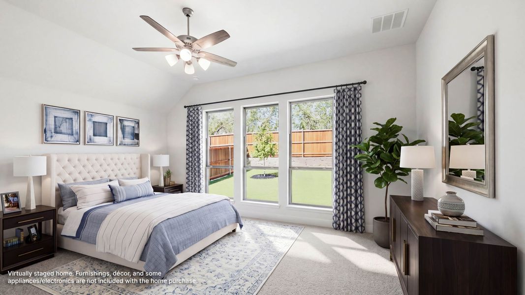 Furnished interior view inside a new home in Eliana, McKinney (Image 10).