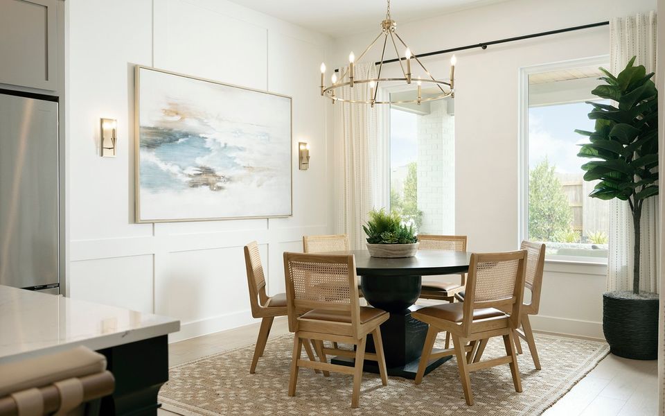 Representative furnished interior of a home built from the Lawrence by Brookfield Residential in Elyson, Katy (Image 7).