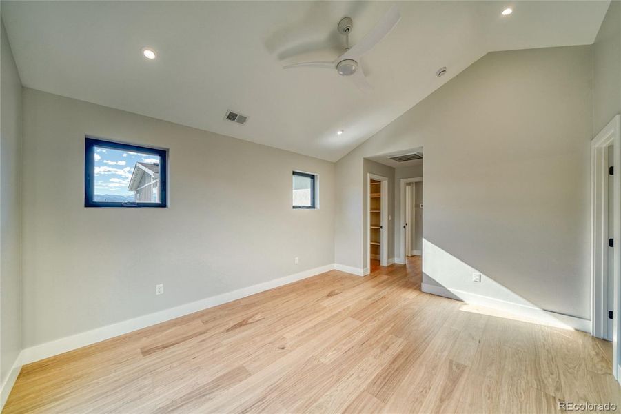 Primary Suite with Walk-in Closet