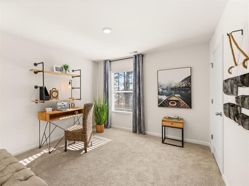 Furnished interior view inside a new home in Thompson Ridge, Dallas (Image 50).