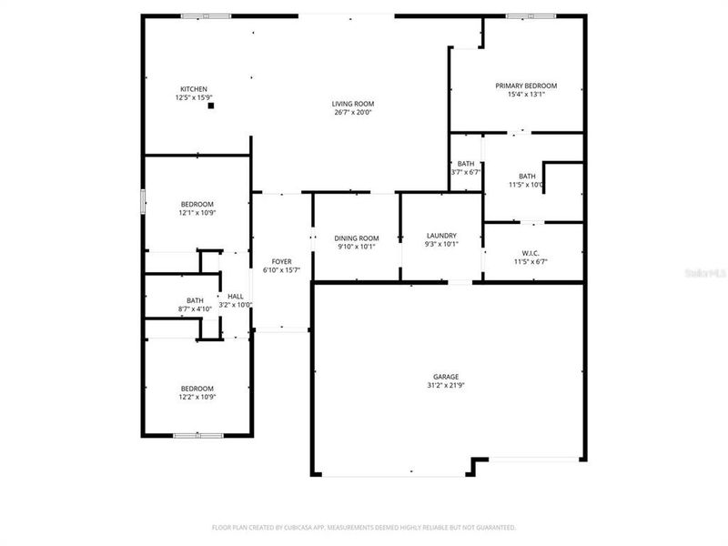 2D floor plan layout of this home in , Punta Gorda, FL (Image 3).