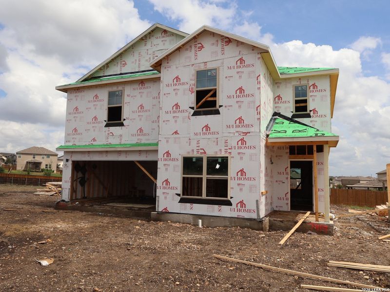 In-progress construction of a new home in Cinco Lakes, San Antonio, TX (Image 14).