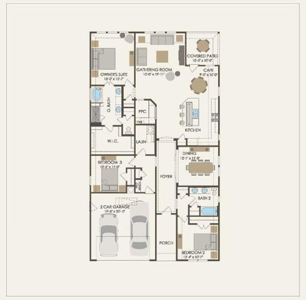 Pulte Homes, McKinney  floor plan