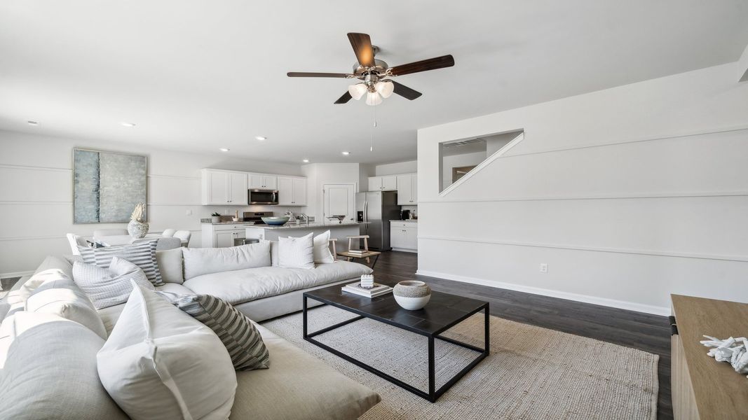 Representative furnished interior of a home built from the Hayden by D.R. Horton in Tooley Harbor, Elizabeth City (Image 13).