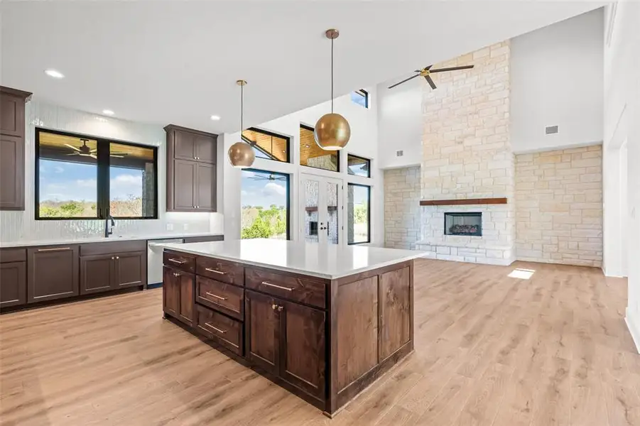 Furnished interior view inside a new home in Eagles Bluff, Hudson Oaks (Image 8).