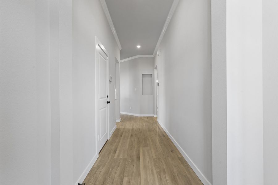 Representative unfurnished interior of a home built from the Sherwood by Cheldan Homes in Pitcock Addition, Graham (Image 26). Representative unfurnished interior of a home built from the Sherwood by Cheldan Homes in Pitcock Addition, Graham (Image 26).