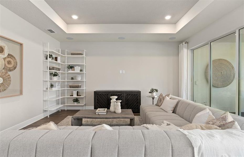 Furnished interior view inside a new home in , Davenport (Image 6). Furnished interior view inside a new home in , Davenport (Image 6).