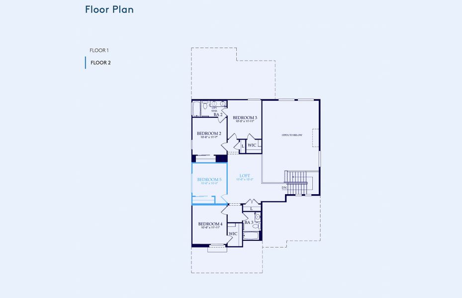2D floor plan layout of this home in Parkside at Anthem at Merrill Ranch, Florence, AZ (Image 5). 2D floor plan layout of this home in Parkside at Anthem at Merrill Ranch, Florence, AZ (Image 5).