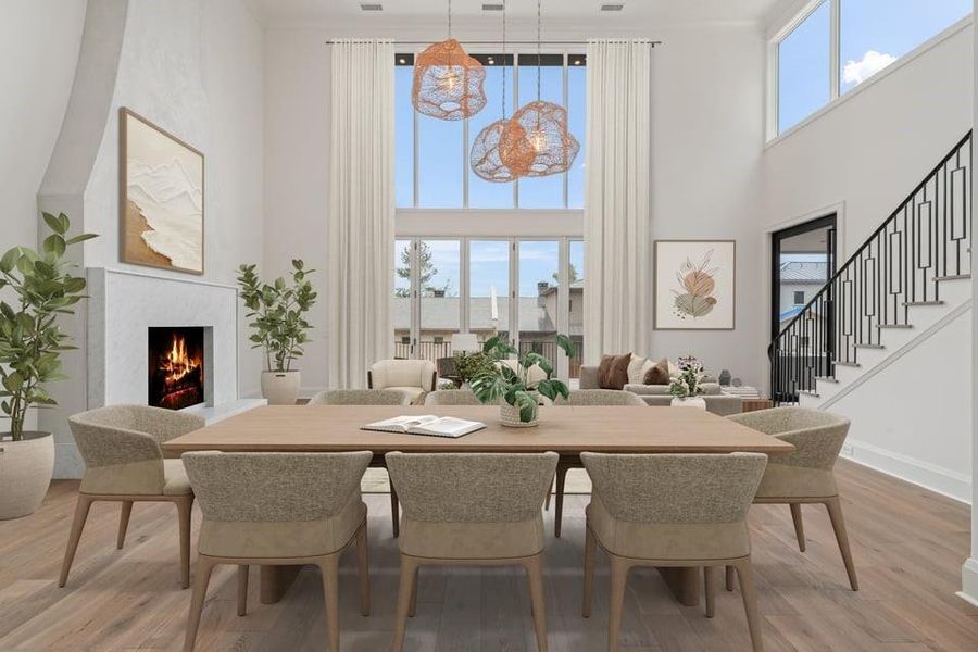 Furnished interior view inside a new home in , Chattahoochee Hills (Image 14).