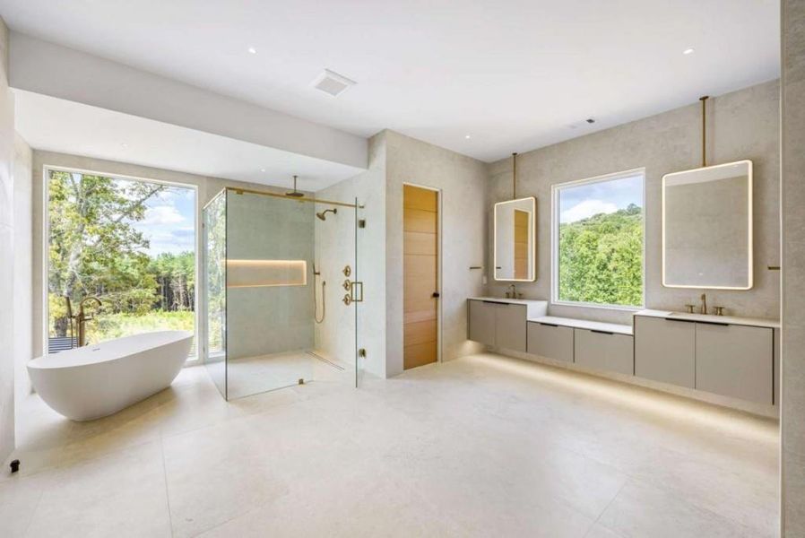 Furnished interior view inside a new home in , Mineral Bluff (Image 18).