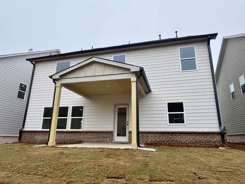 Covered Patio Construction Progress Covered Patio Construction Progress