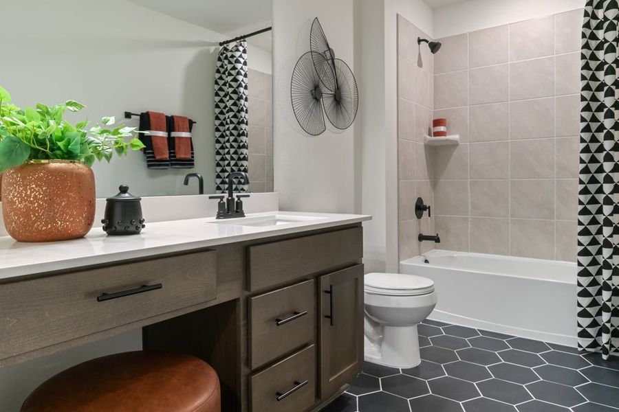 Representative furnished interior of a home built from the 1780 Modeled by KB Home in Grace Landing, Willis (Image 8). Representative furnished interior of a home built from the 1780 Modeled by KB Home in Grace Landing, Willis (Image 8).